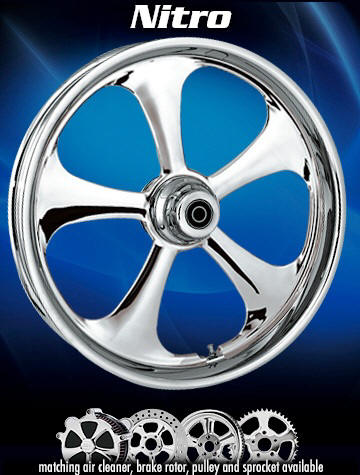 Motorcycle / Cruiser RC Components Chrome Billet Rims - 1(509)466-3410